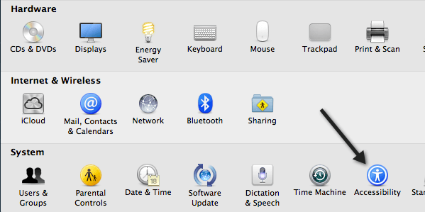 vô hiệu hóa trackpad mac