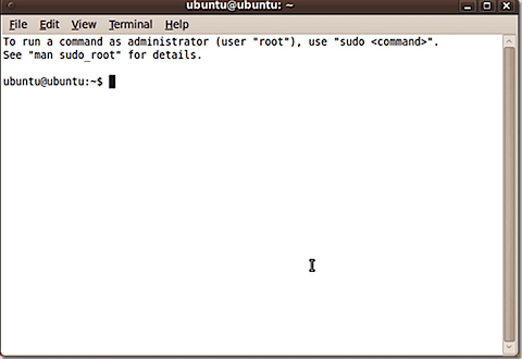 Cửa sổ đầu cuối trên Ubuntu