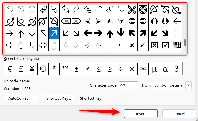 Cách chèn mũi tên vào tài liệu Microsoft Word hình 8